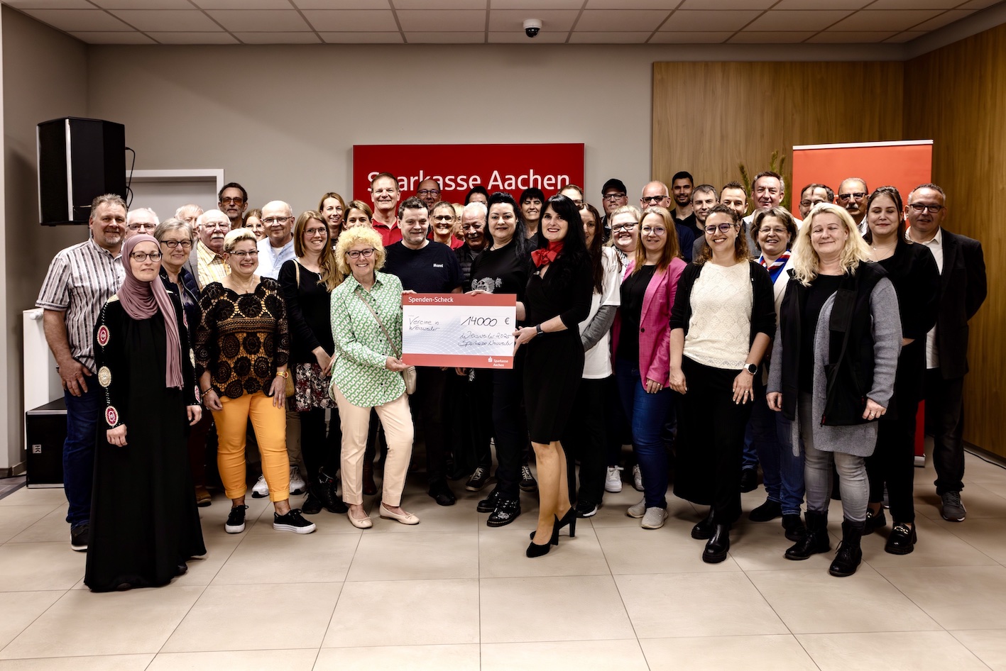 100 Jahre Sparkasse Weisweiler Spendenaktion
